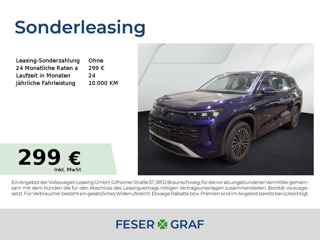 Volkswagen Tayron 1.5 eTSI Life DSG 7Si AHK Matrix Nav 360°