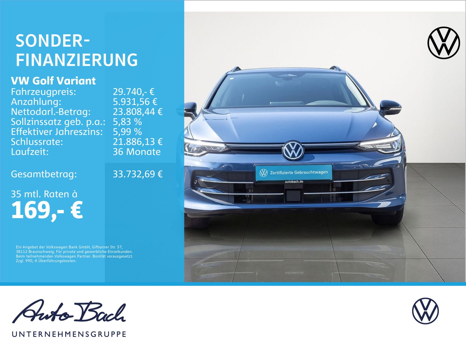 Volkswagen Golf VIII Variant 1.5 eTSI DSG Goal AHK Navi foto 2