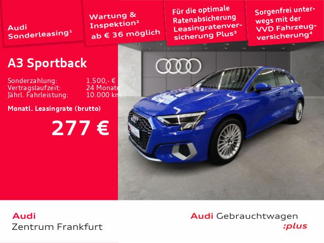Audi A3 Sportback 40 TFSI quatt STHZ+PANO+HUD+AHK+LED