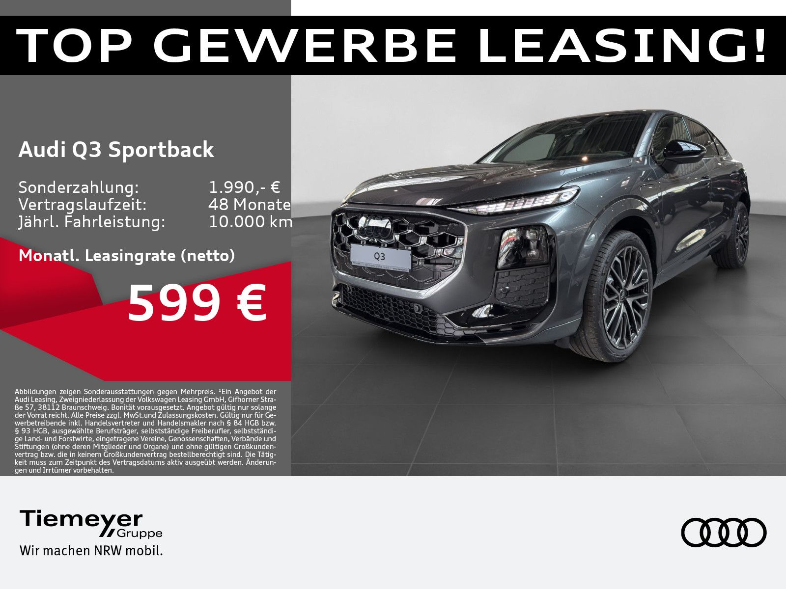Audi Q3 Sportback eHybrid 2x S LINE AHK VIRTUAL+ KAME