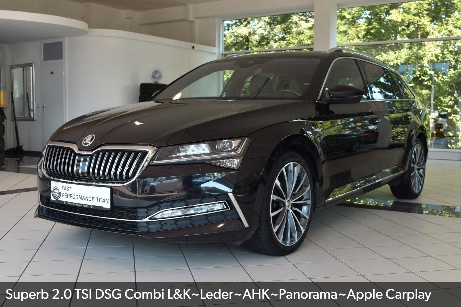 Skoda Superb 2.0 TSI DSG Combi L&K~Leder~AHK~Pano~App.