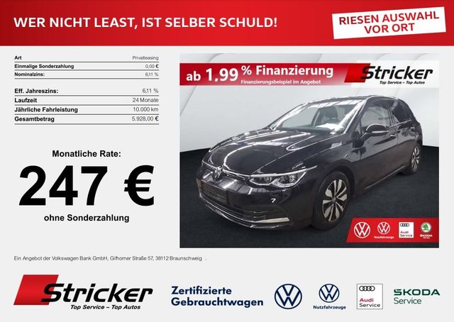 Volkswagen Golf MOVE 2.0TDI DSG 247,-ohne Anzahlung AHK Pan