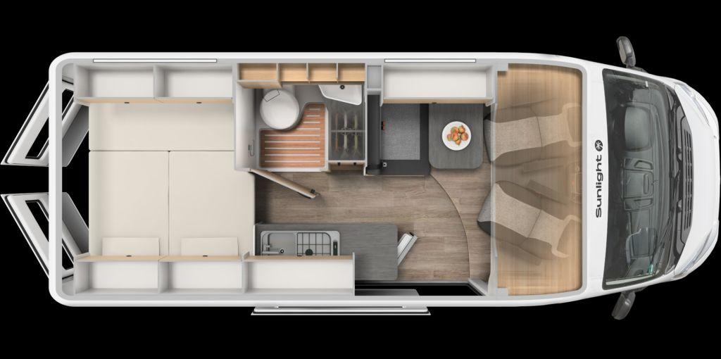 Sunlight Camper Van Cliff 600 IC-LINE*Multimedia