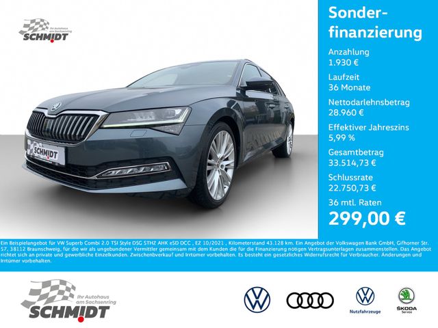 Skoda Superb Combi 2.0 TSI Style DSG STHZ AHK eSD DCC