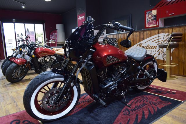 Indian Scout Rogue  Custom Wunderkind Penzl Red Pearl