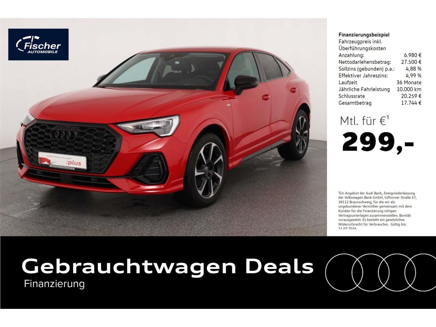 Audi Q3 Sportback 35 TFSI S line AHK/NAV/19''/ACC