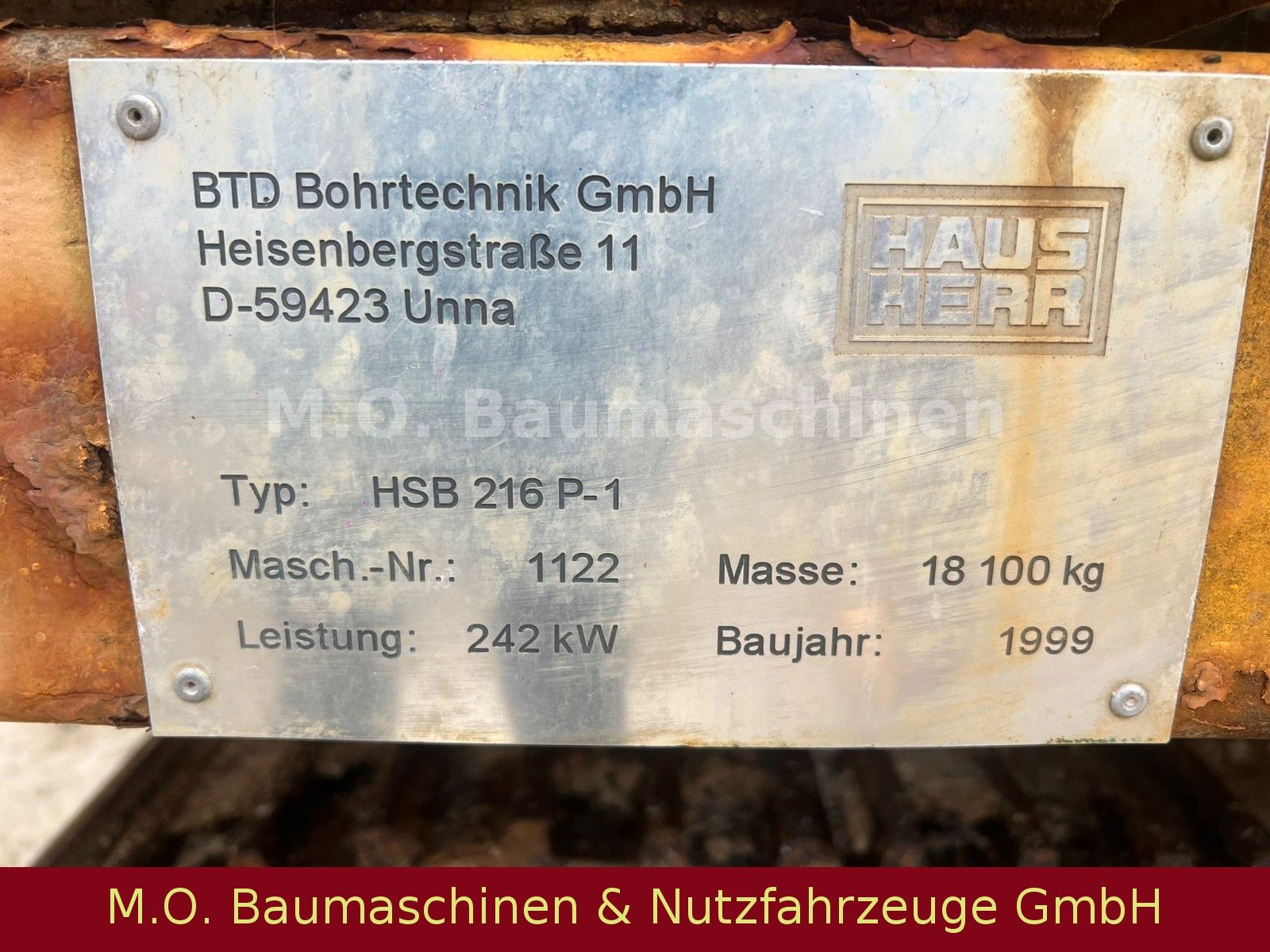 Fahrzeugabbildung Andere HSB 216- P1