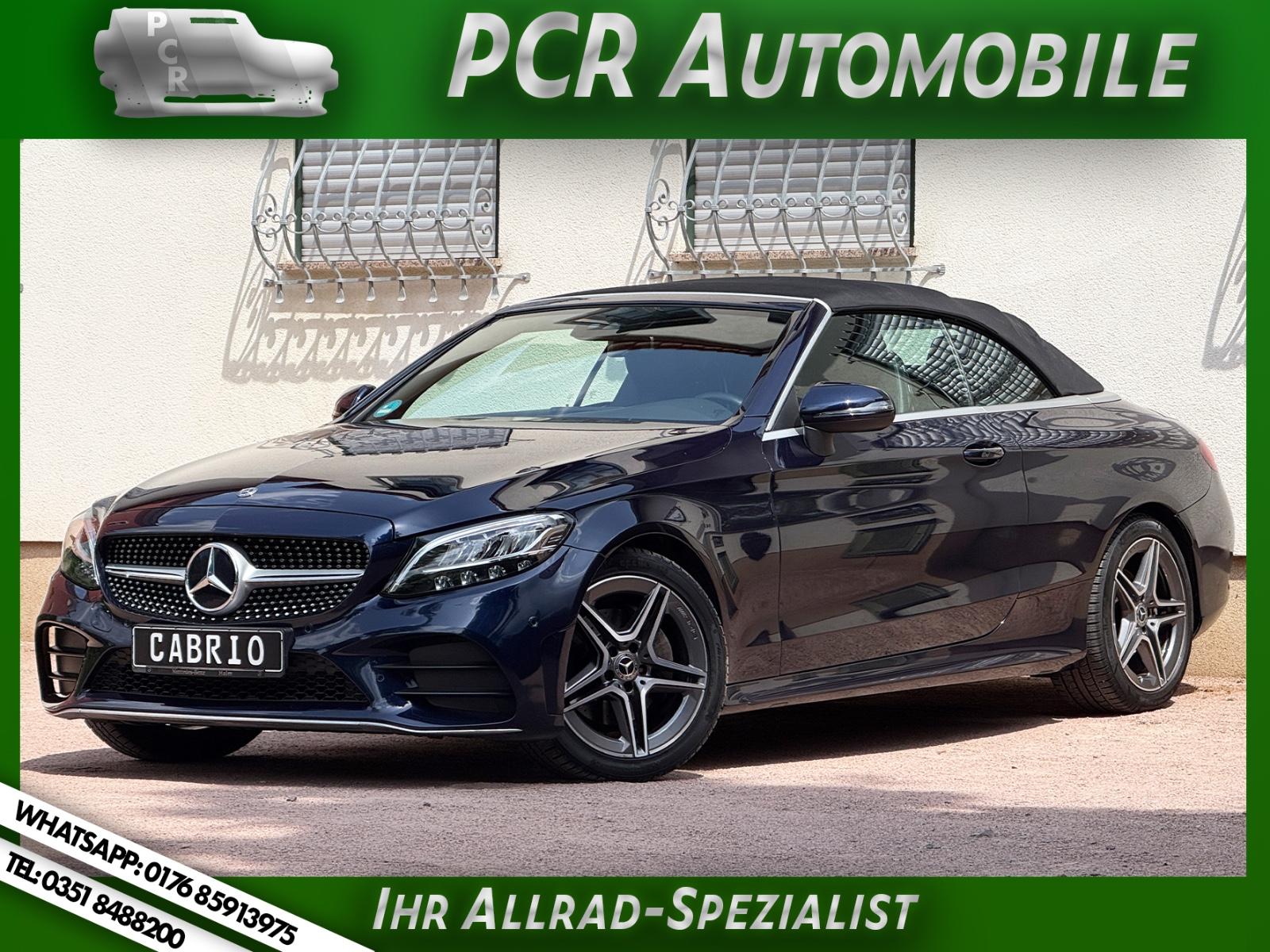 Mercedes-Benz C200 Cabrio AMG-LINE AHK LED AIRCAP AIRSCARF