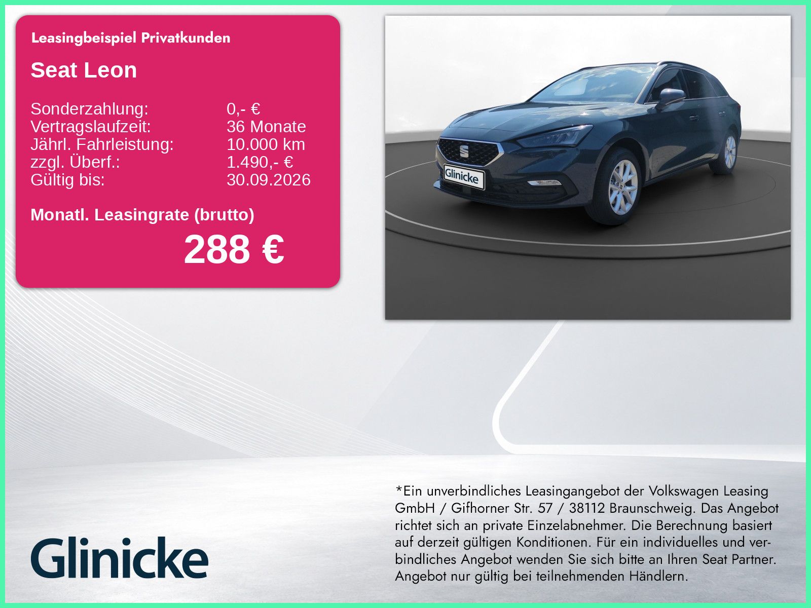 Seat Leon Sportstourer 1.5 eTSI DSG Road Edition