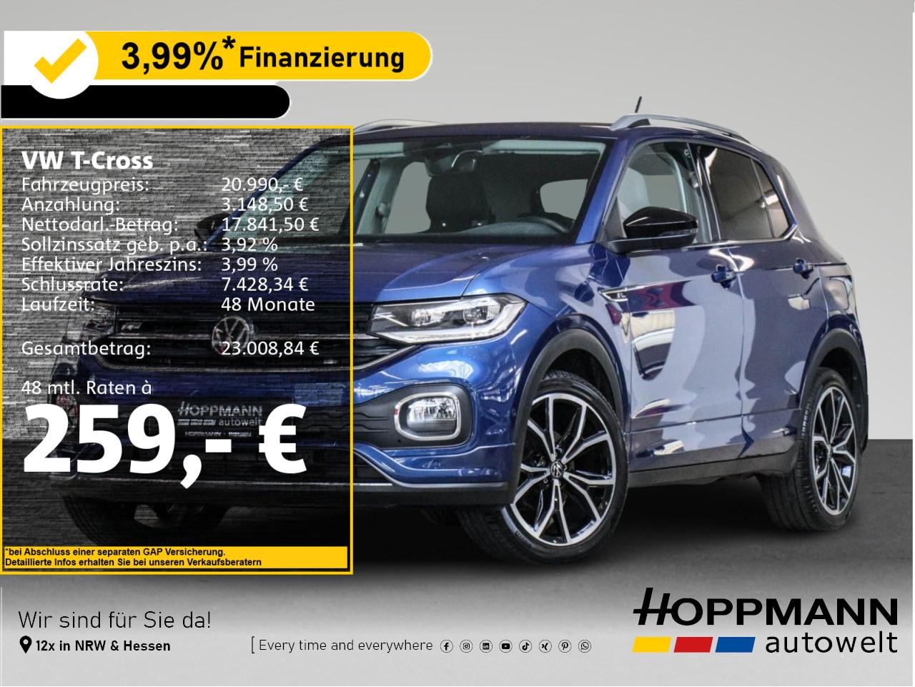 Volkswagen T-CROSS DSG Style R-Line*Navi*PDC*Kamera*SHZ*LED