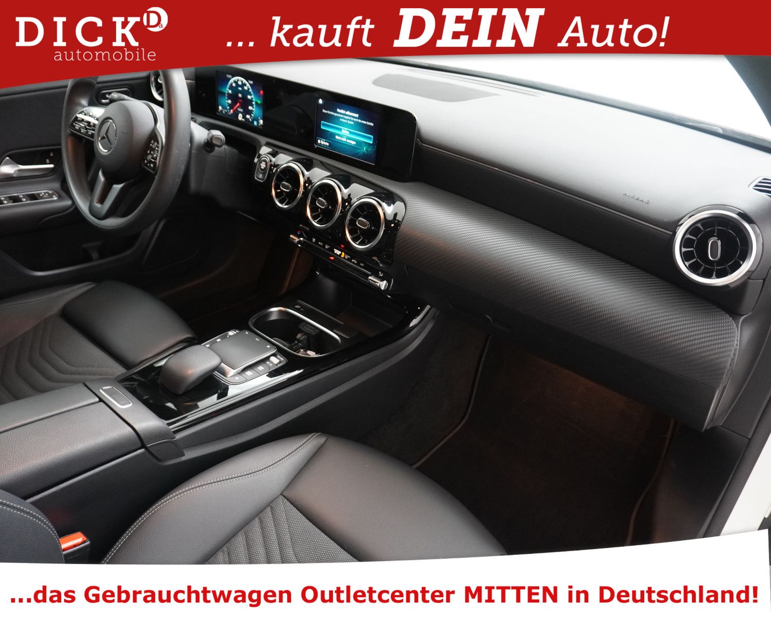 Fahrzeugabbildung Mercedes-Benz A180d 8G Advanc NAV+LEDER+SHZ+AHK+VIRTU+LED+TEMP