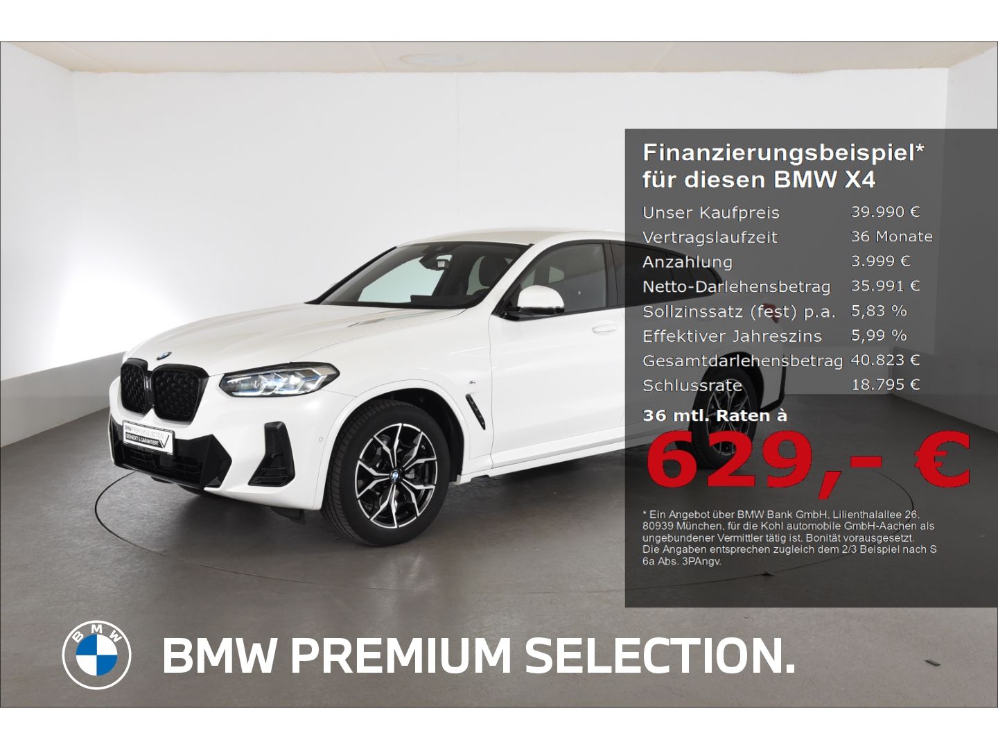 BMW X4 xDrive 20i M Sport Anhängerkupplung Alarmanla foto 1