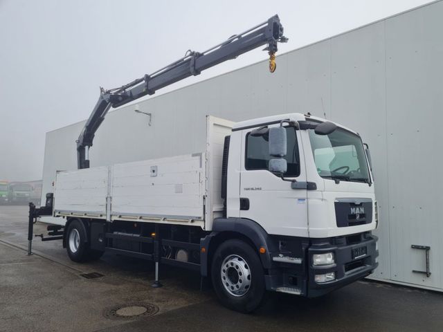 MAN TGM 18.340 4x2 BL Pritsche Kran HIAB Funk