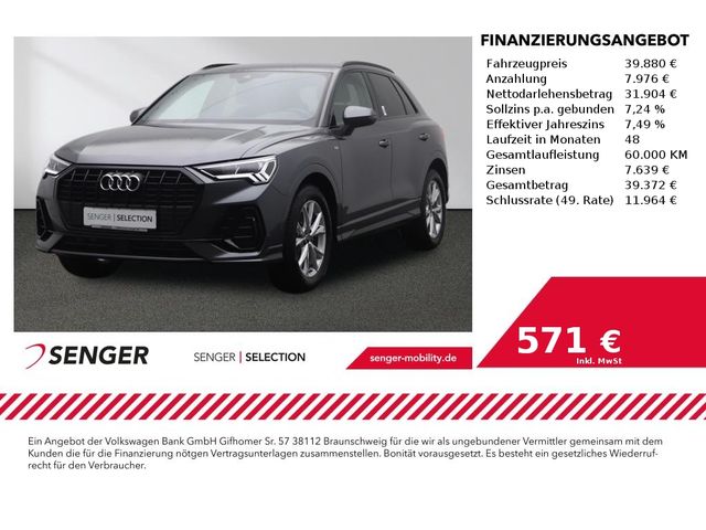 Audi Q3 S line 35 TFSI MMI LED Assistenz-Paket