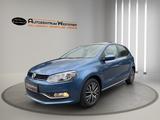 Volkswagen Polo V Allstar BMT/Start-Stopp, Pano, PDC, 1Hand - mit Benzin-Antrieb: Blau, Panorama-Dach, Kleinwagen
