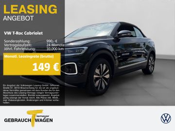 Volkswagen Leasingangebot: Volkswagen T-Roc Cabrio 1.0 TSI GOAL LM17 NAVI SITZHZG KAME