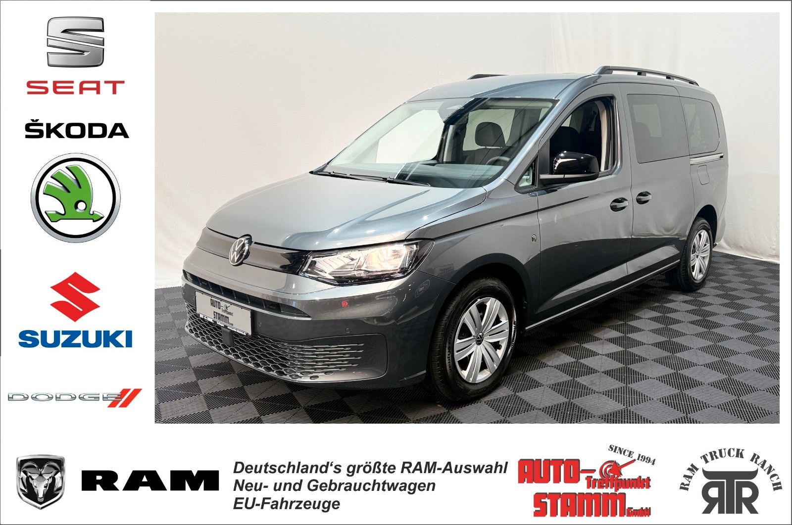 Fahrzeugabbildung Volkswagen Caddy Maxi - DSG - 7 Sitzer - AHK - Kamera