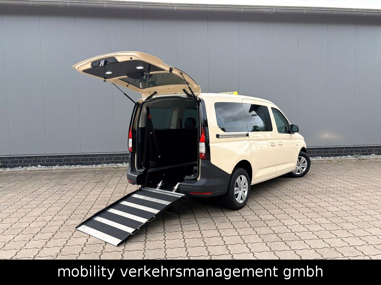 Volkswagen Caddy Maxi Taxi Rollstuhl 7-Si. 5 Jahre GARANTIE