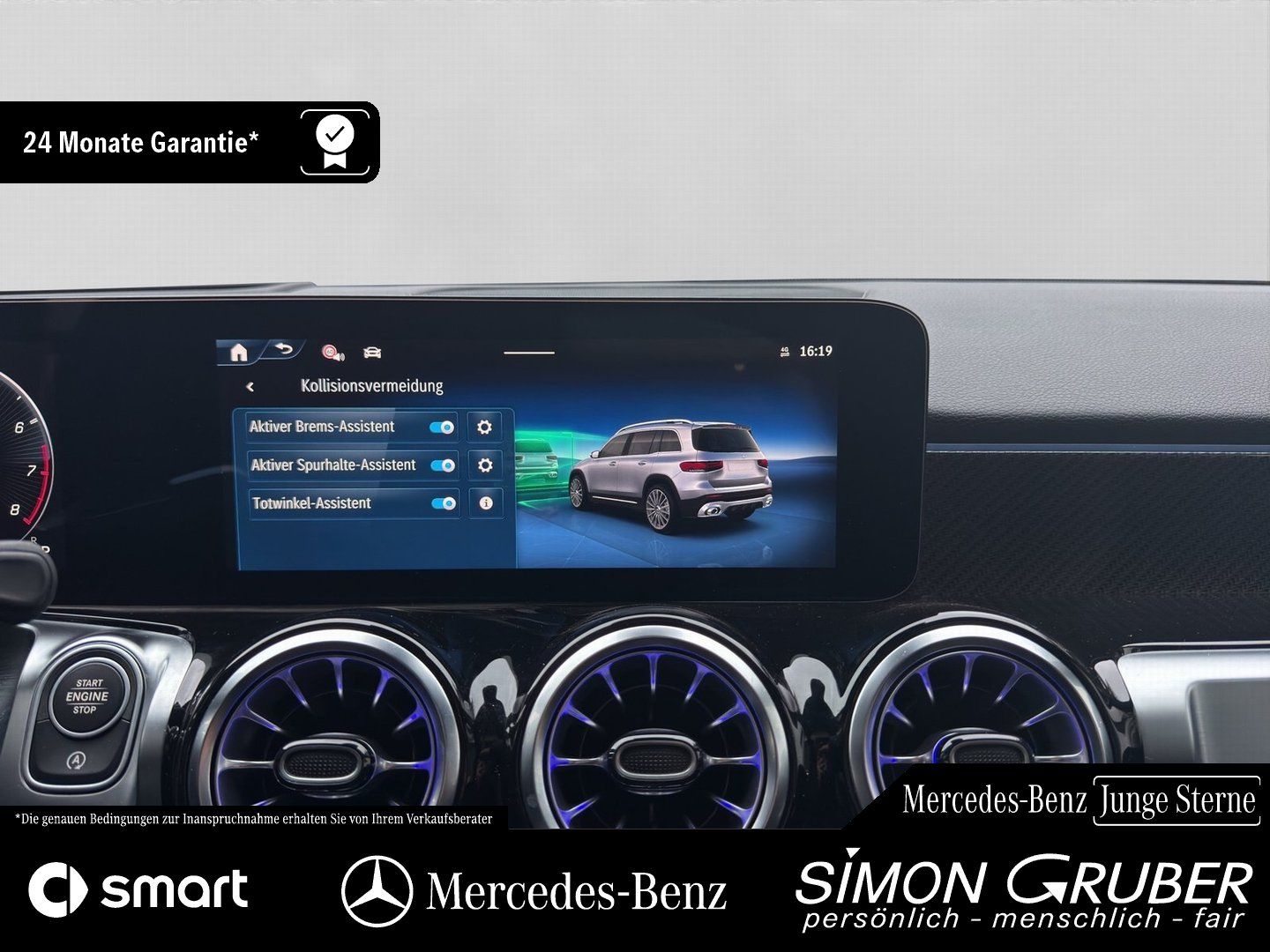 Fahrzeugabbildung Mercedes-Benz GLB 35 4M AMG Night Premium+ 21Zoll 7Sitze