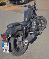 Honda Rebel 500 | Black Gunpowder Matt | TÜV neu - HONDA CHOPPER REBEL