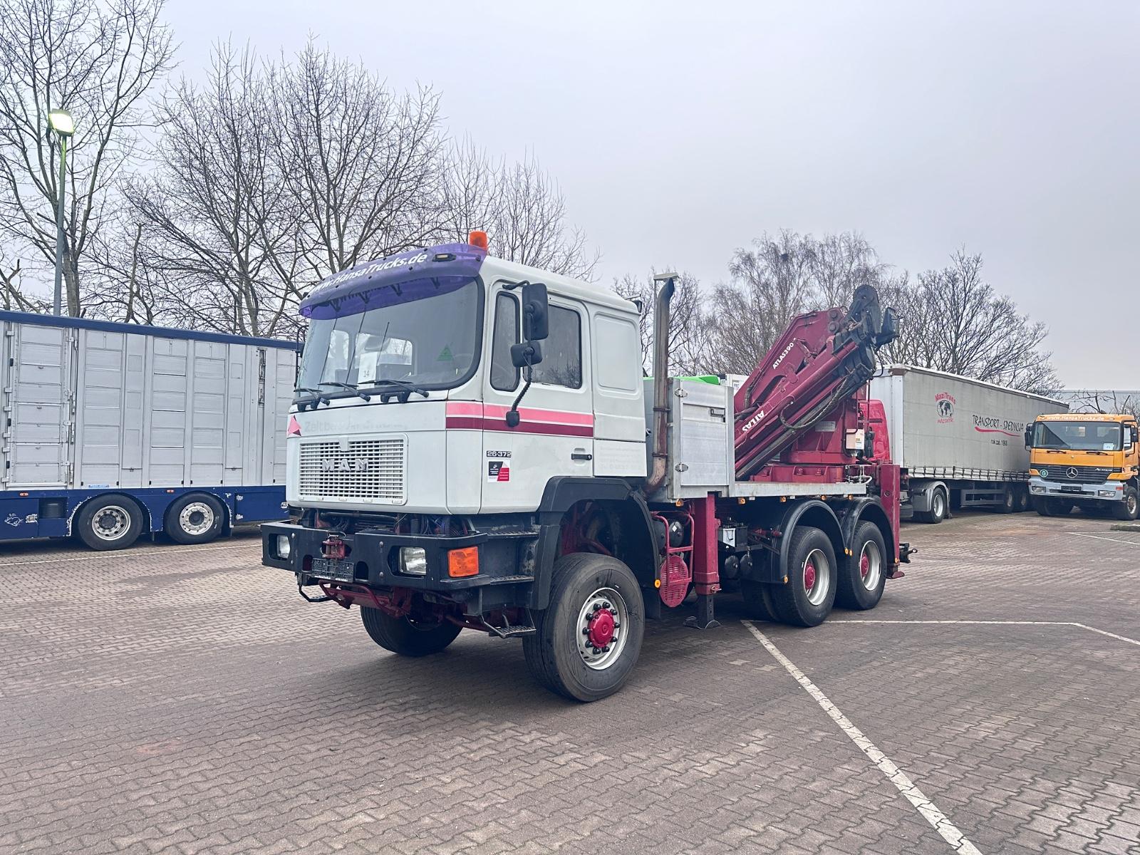 MAN 26.372/Allrad 6x6/ATLAS 390.1 Kran/Blatt-Blatt