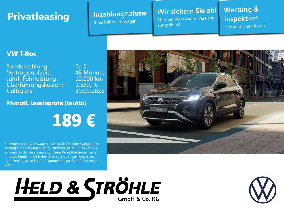 Volkswagen T-Roc Goal 1.0 l TSI OPF 85 kW 6-Gang KAM