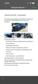 Volkswagen VW Golf GTI V5  2,3 Liter Liebhaberfahrzeu... - Volkswagen Golf aus 1999: GTI