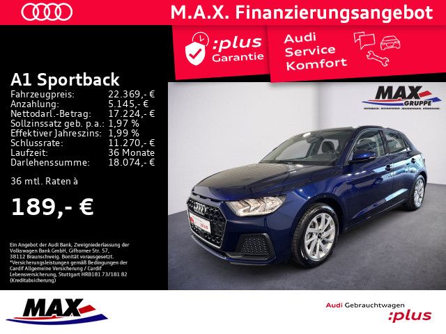 A1 Sportback 25 TFSI ADVANCED S TRONIC +PDC+SHZ+