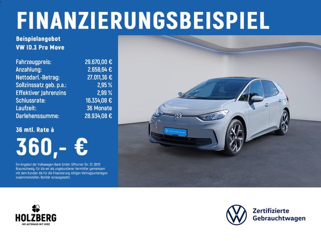 VW ID.3 Pro Move ergoActive+ACC+RFK
