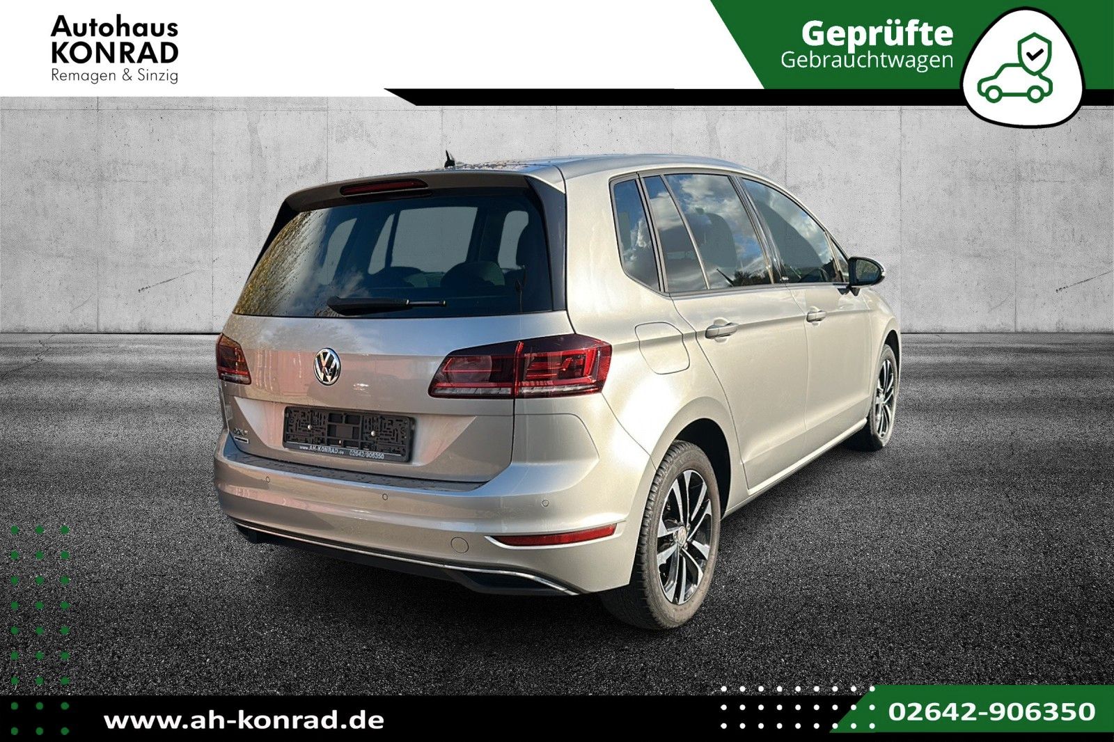 Fahrzeugabbildung Volkswagen Golf Sportsvan United APP-APS-Navi-LM