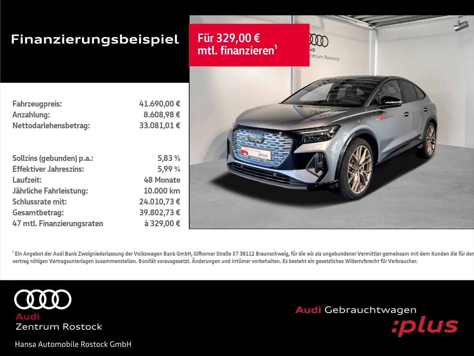 Audi Q4 Sportback 50 e-tron quattro quattro+WÄRMEPUMP
