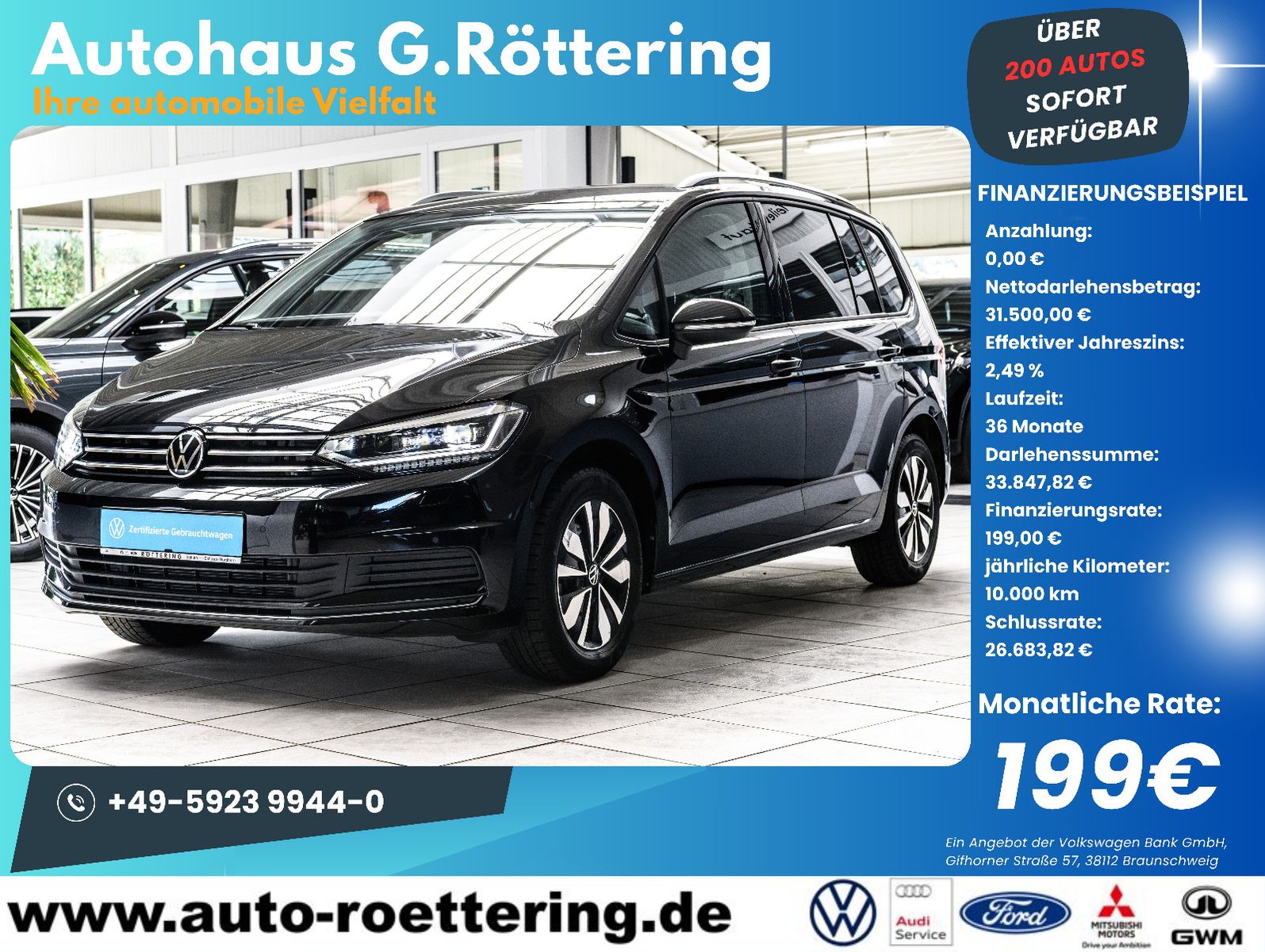 Volkswagen Touran Goal 1.5 TSI DSG IQ-LED AHK 7-SITZE NAVI foto 1