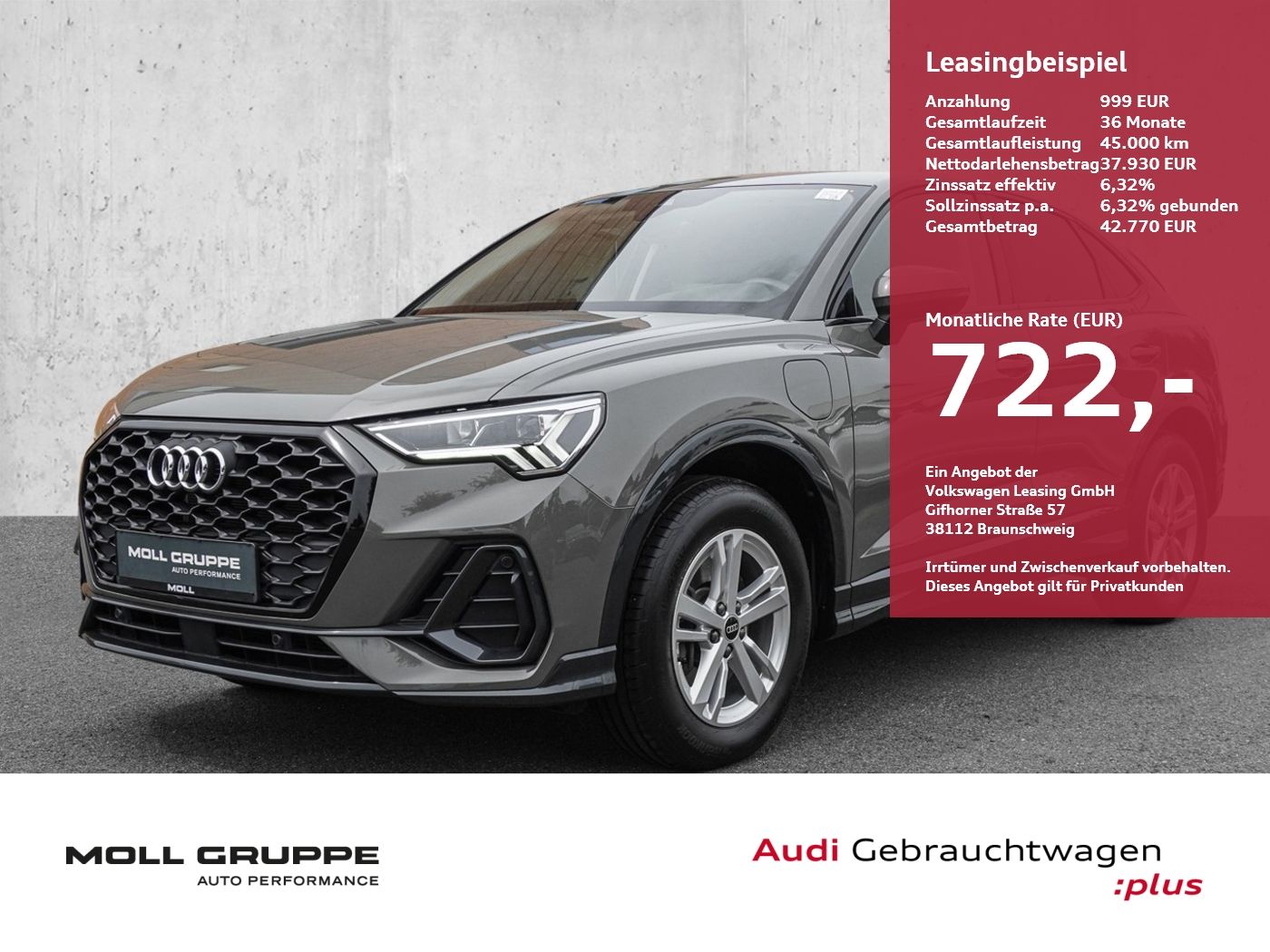 Audi Q3 Sportback 45 TFSI e S tronic AHK Navi Plus Ka foto 1