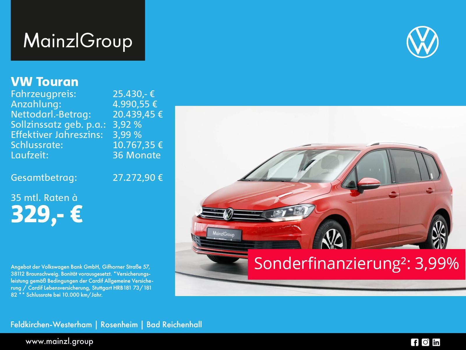 Volkswagen Touran 2.0 TDI Active AHK Navi SHZ 2xPDC Virtual
