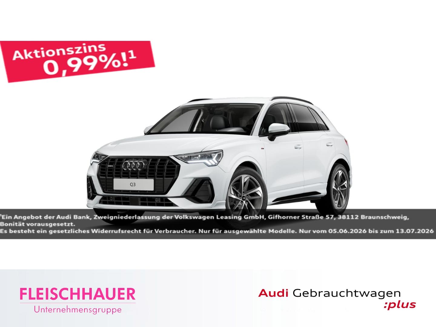 Audi Q3 40 TFSI quattro S line Navi+LED+AHK+APP+ACC+O