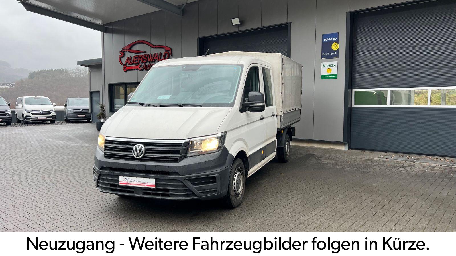 Volkswagen Crafter Pritsche 35 DOKA mittel FWD*7 Sitze *AHK
