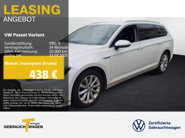 Volkswagen Passat Variant GTE LM18 ALCANTARA AHK NAVI-PRO