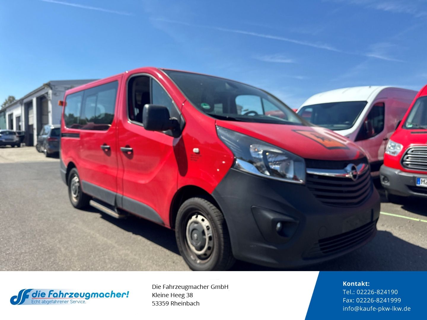 Fahrzeugabbildung Opel Vivaro B Kombi 9Si. L1H1 2,7t *2586 EXPORT