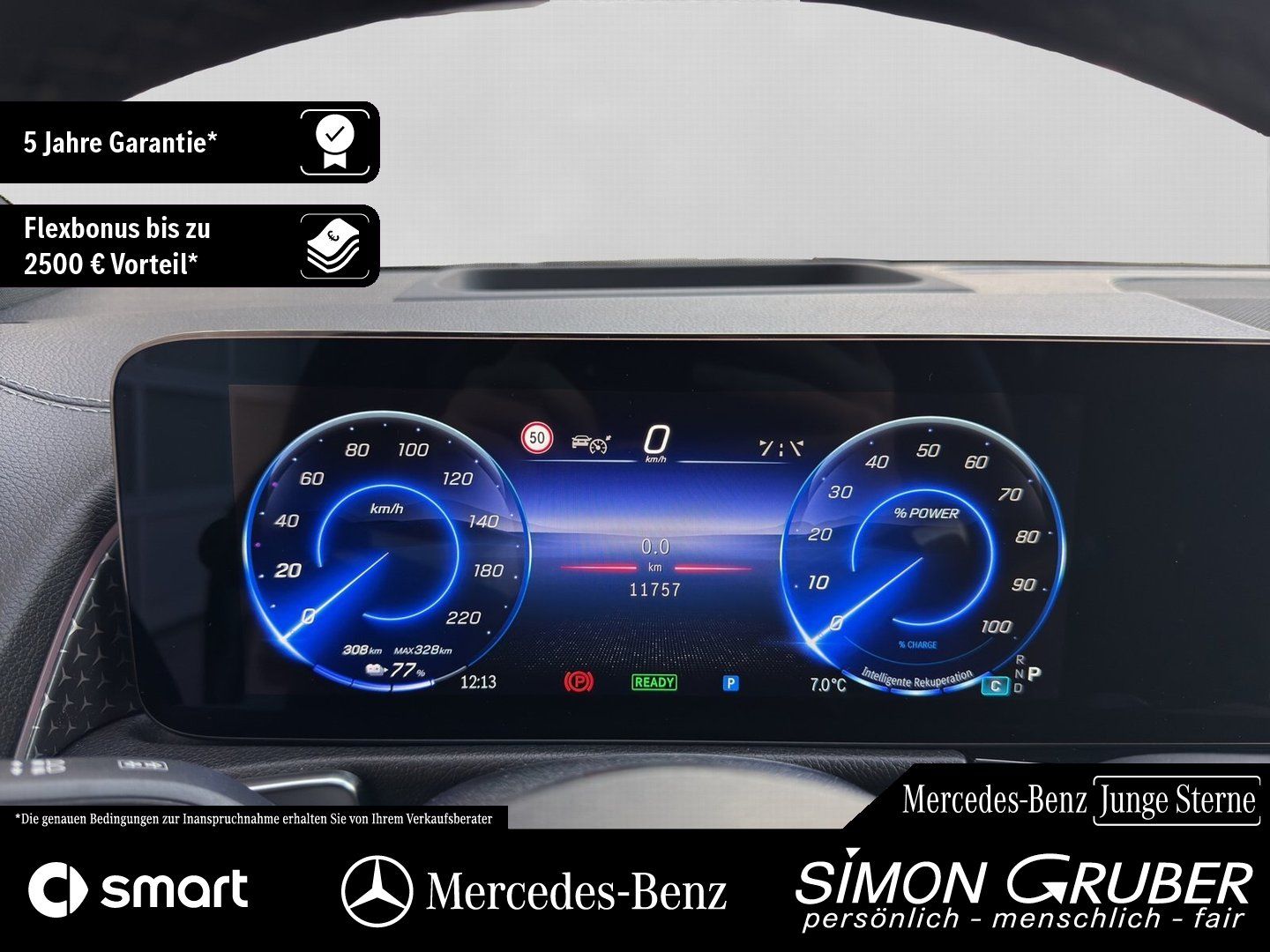 Fahrzeugabbildung Mercedes-Benz EQB 300 4M AMG Pano HUD Leder Distronic 7Sitze