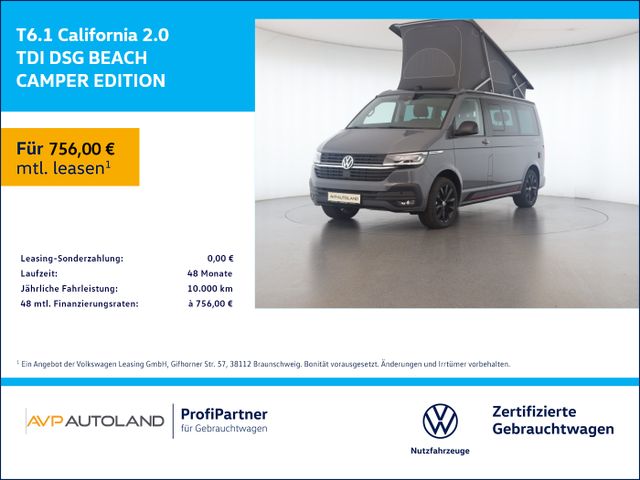 Volkswagen T6.1 California 2.0 TDI DSG BEACH CAMPER EDITION