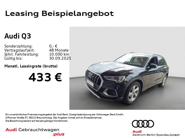 Vorschaubild: AUDI Q3 35 TFSI Adv. S tronic *ACC*NAV+*R-CAM*SHZ* (Fahrzeug-Nr. A06203)