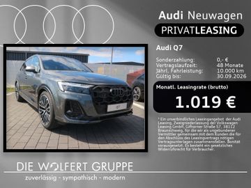 Audi Leasingangebot: Audi Q7 SUV 50 TDI S line business*7-SITZER*HuD*B&O*