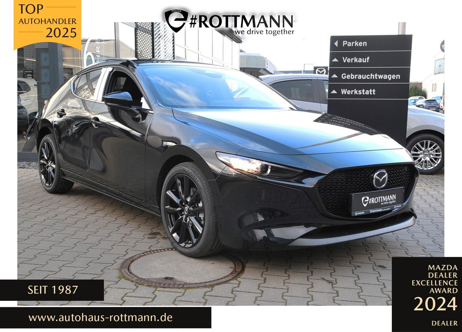 Mazda 3 SoMo e-SKYACTIV-G 2.5 140ps Aut. HOMURA