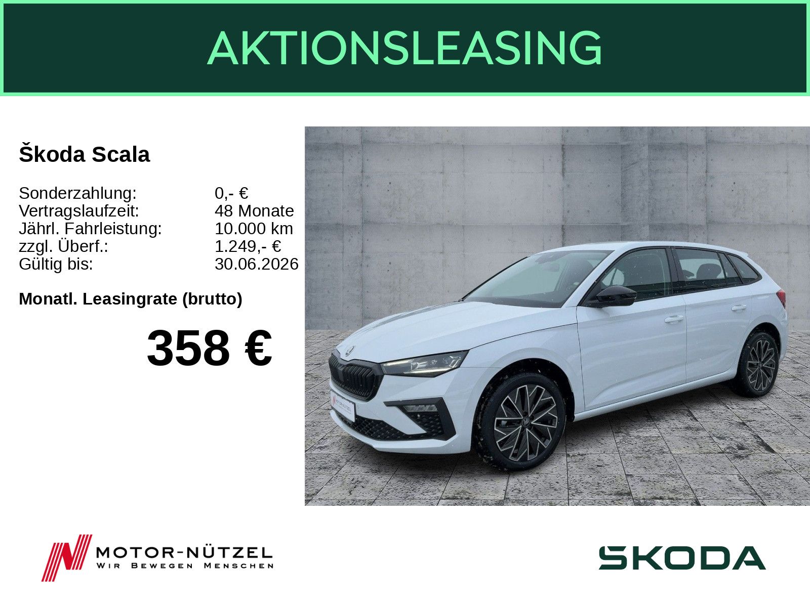 Skoda Scala Balance 1.5TSI DSG RFK PDC KESSY SHZ Smart