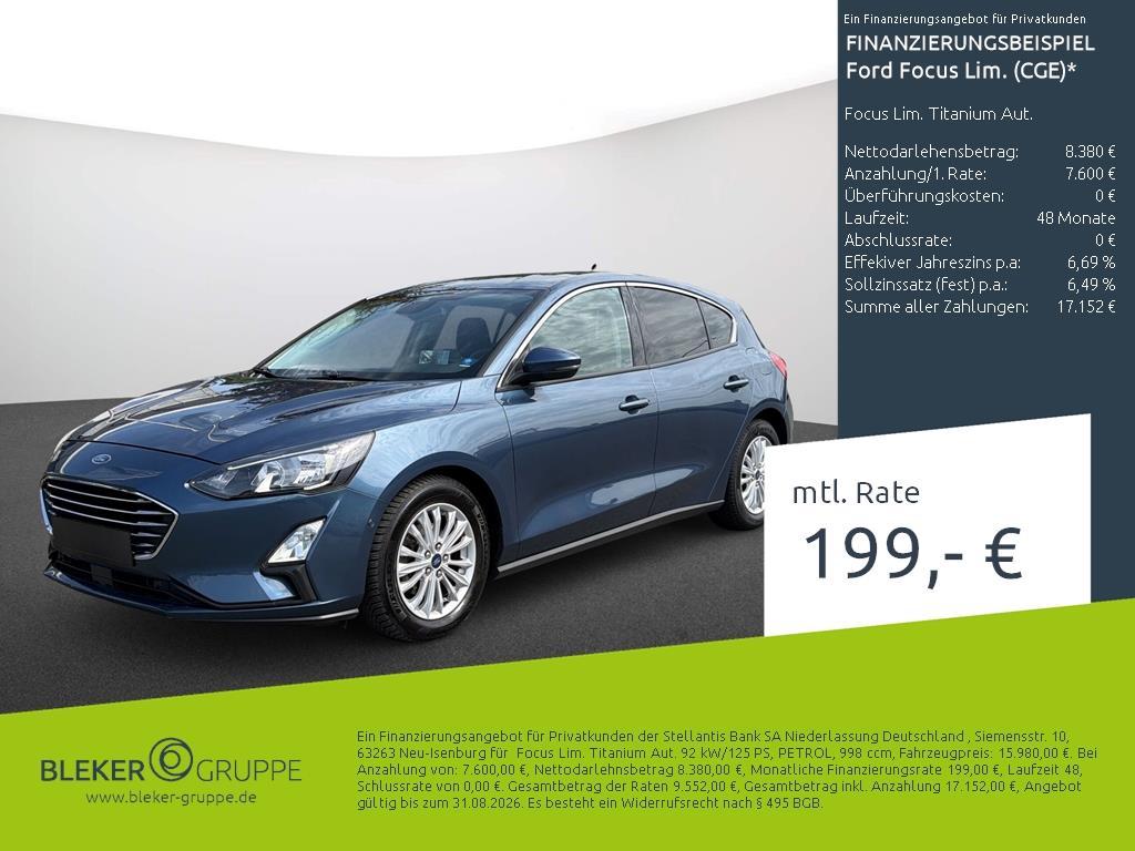 Ford Focus Lim. Titanium HEAD UO+KAMERA+KLIMA+PDC
