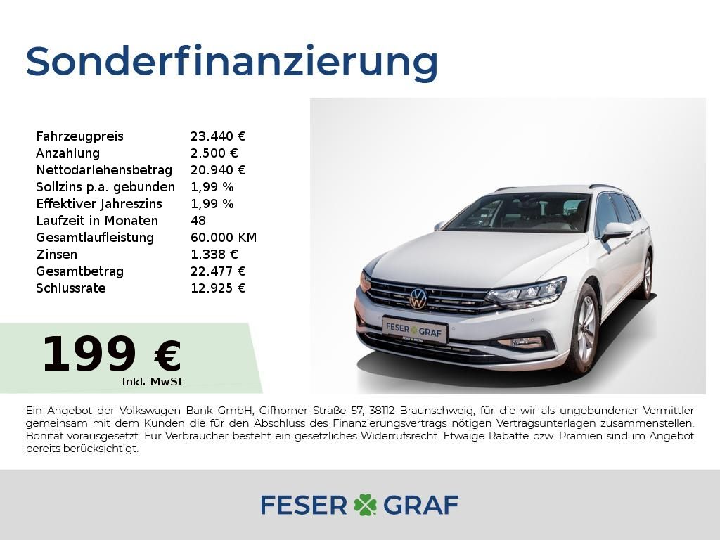 Passat Variant 2.0 TDI Business DSG AHK/4xSitzHz