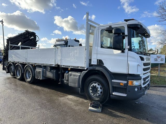 Scania P450 8x4 TRIDEM + CRANE HIAB 377 E-6 + FLY-JIB 7