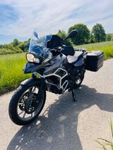 BMW F700GS Tieferlegung mit W-ESA Koffer Voll - ENDURO VON 751 BIS 1000 CCM