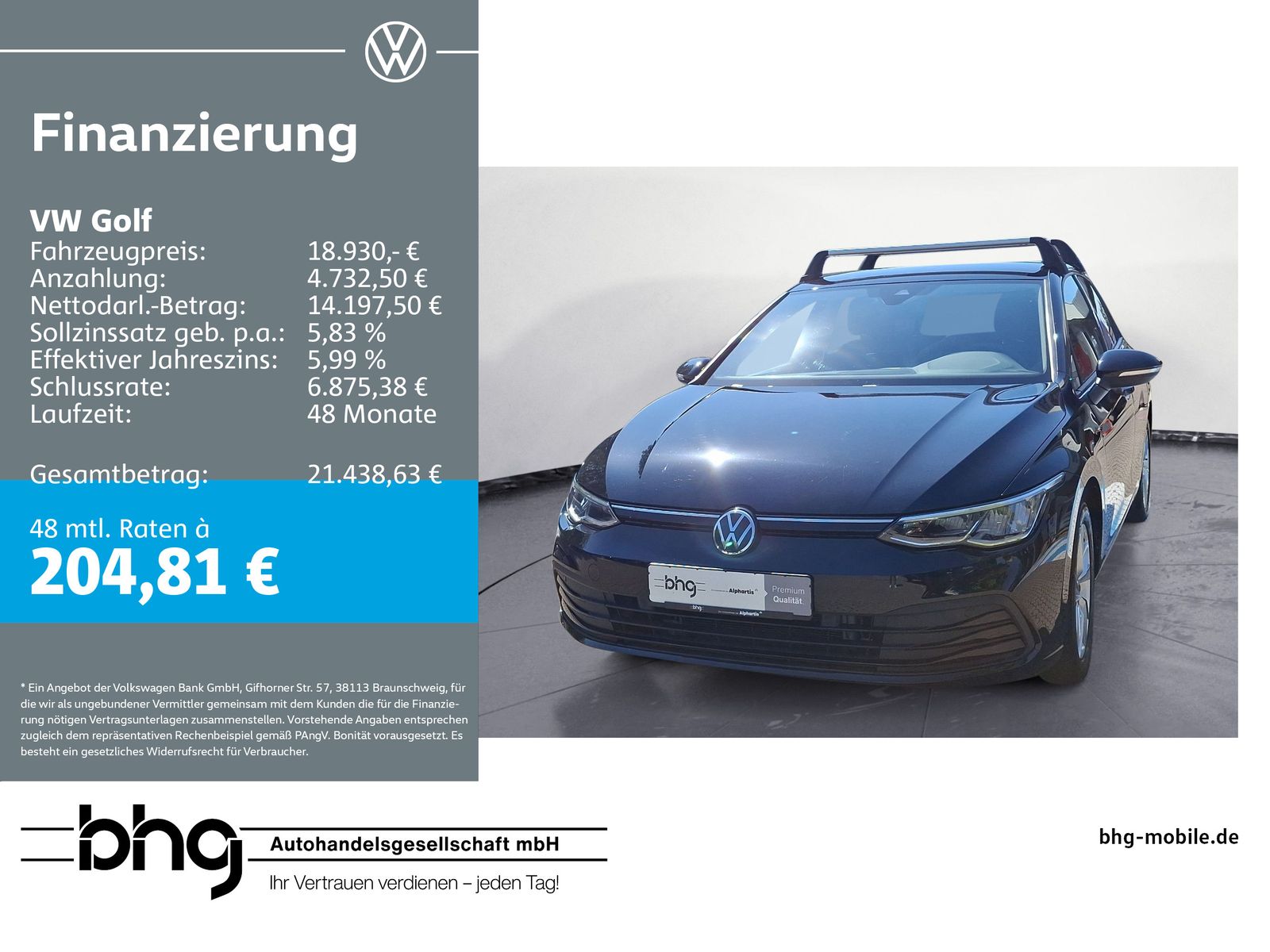 Volkswagen Golf Life 1,5 TSI OPF 6-Gang