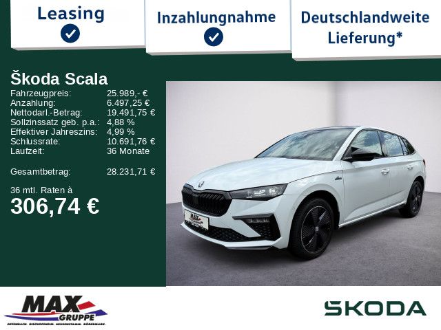 Scala Monte Carlo 1.0 TSI 85kW MATRIX+PANO+KESSY